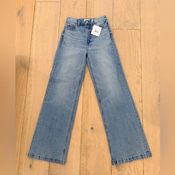 NWT Pistola LANA high waist wide leg jeans in BREAK size 25 - Picture 1 of 5